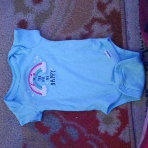 Blue Newborn Gerber One piece